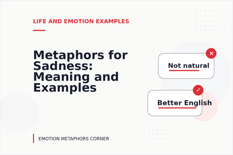 Metaphors for Sadness: Meaning and Examples