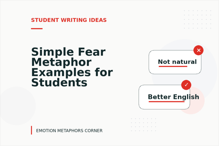 Simple Fear Metaphor Examples for Students