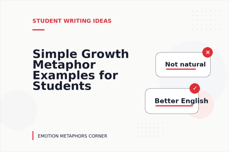 Simple Growth Metaphor Examples for Students