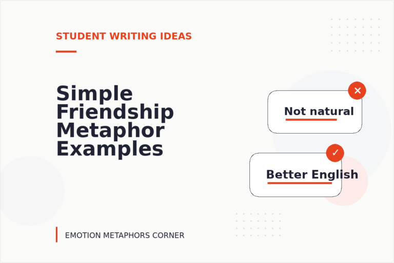 Simple Friendship Metaphor Examples for Students