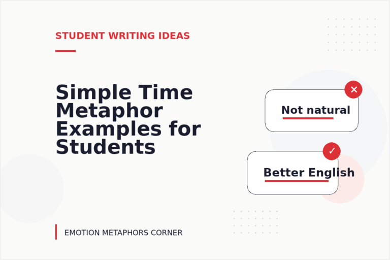 Simple Time Metaphor Examples for Students