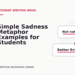 Simple Sadness Metaphor Examples for Students