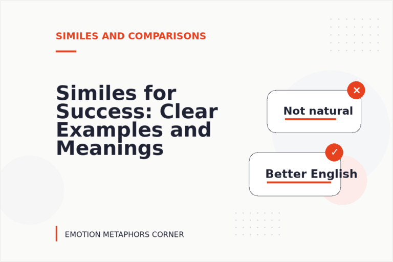 Similes for Success: Clear Examples and Meanings