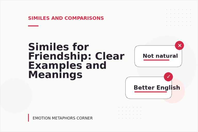 Similes for Friendship: Clear Examples and Meanings