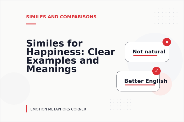 Similes for Happiness: Clear Examples and Meanings